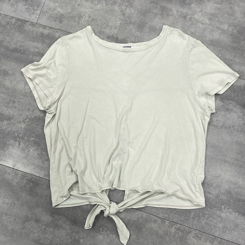 Aerie XL back tie, crop T-shirt